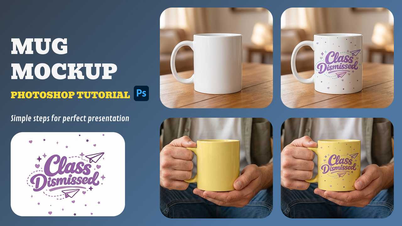 How to Make a Mug Mockup in Photoshop (2026)