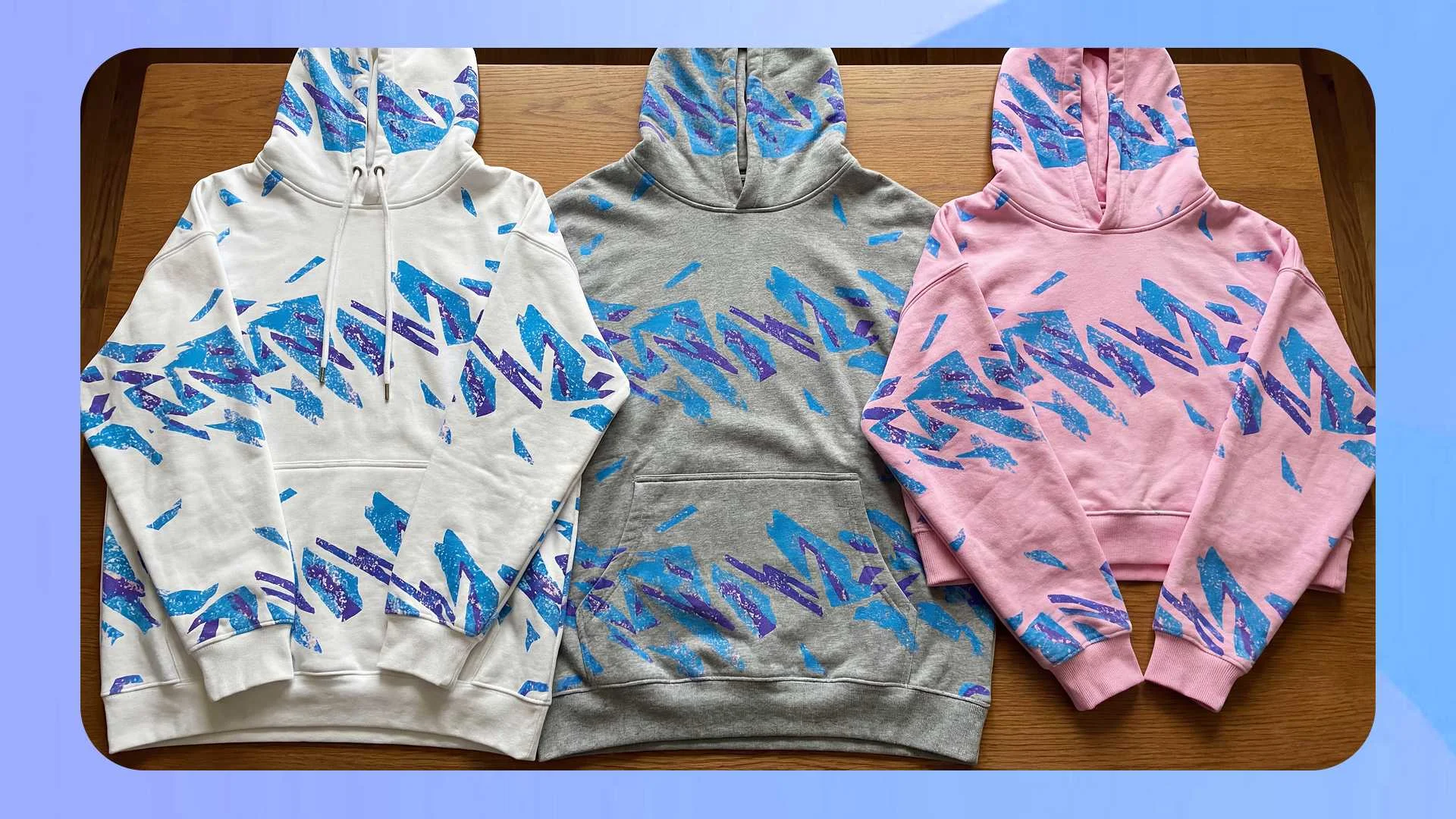 All-Over-Print (AOP) hoodie design