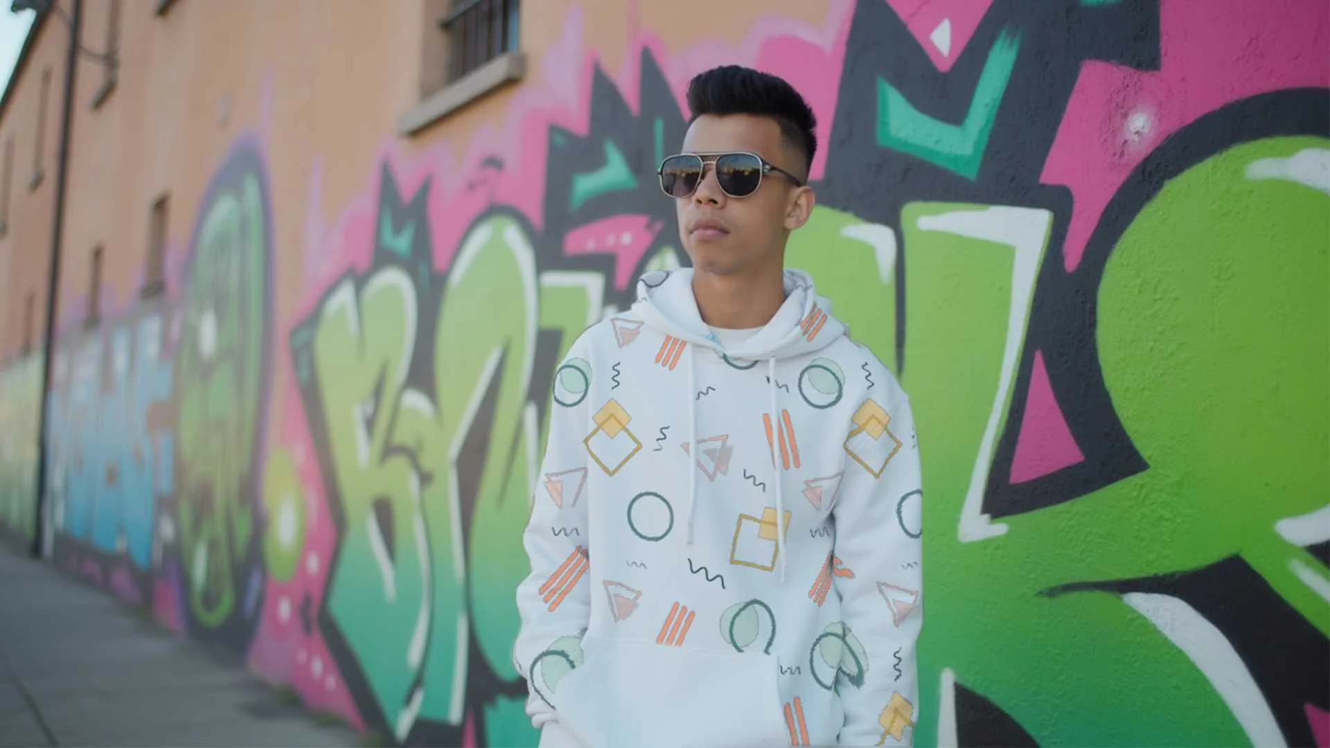 maximalist and bold graphics aop hoodies