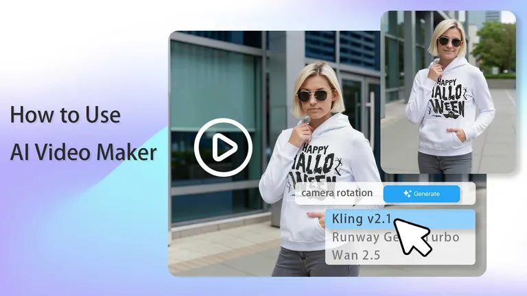 How to Use AI Video Maker for Hoodie Mockup Success