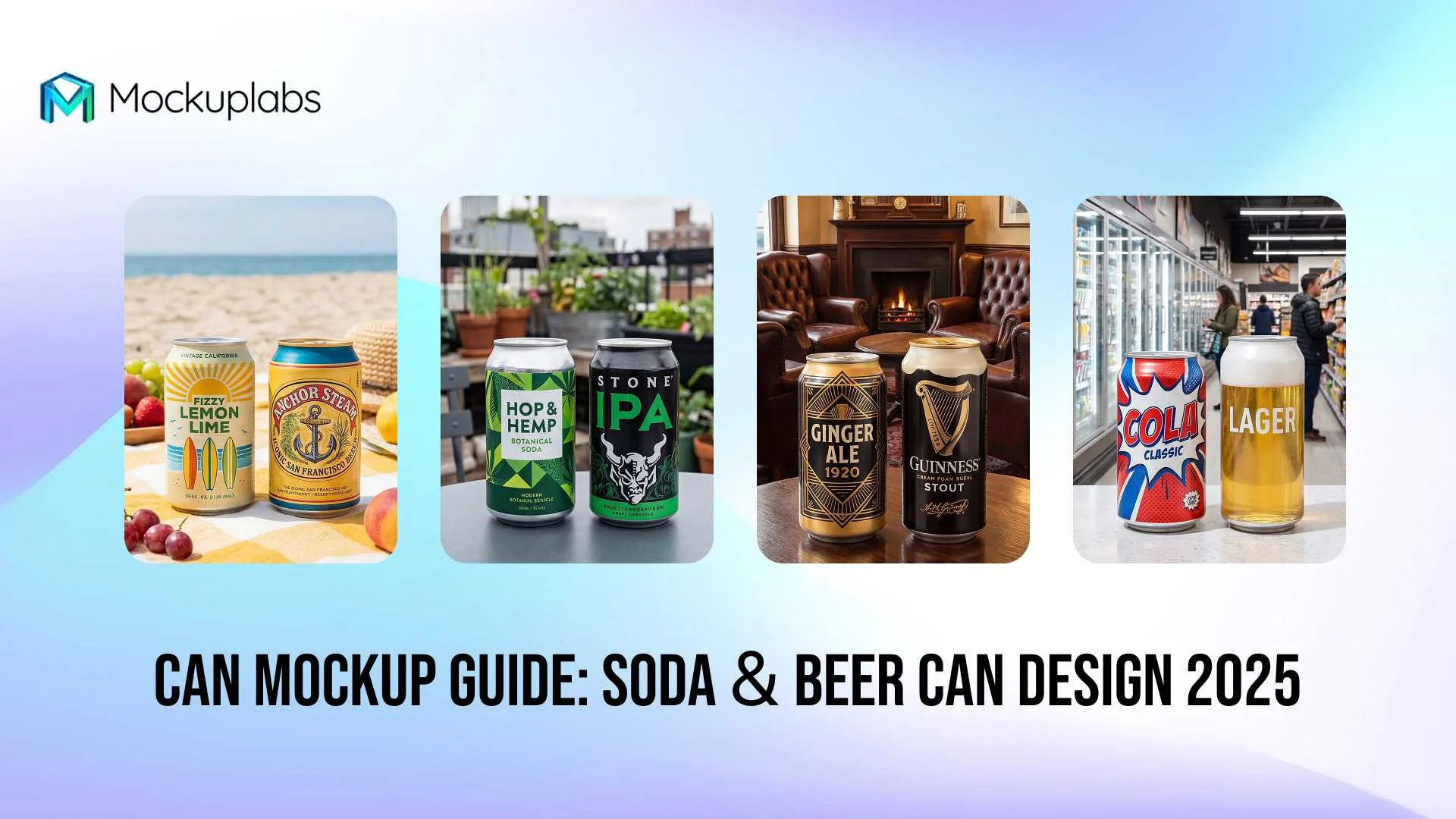 Can Mockup Guide: Soda & Beer Can Design