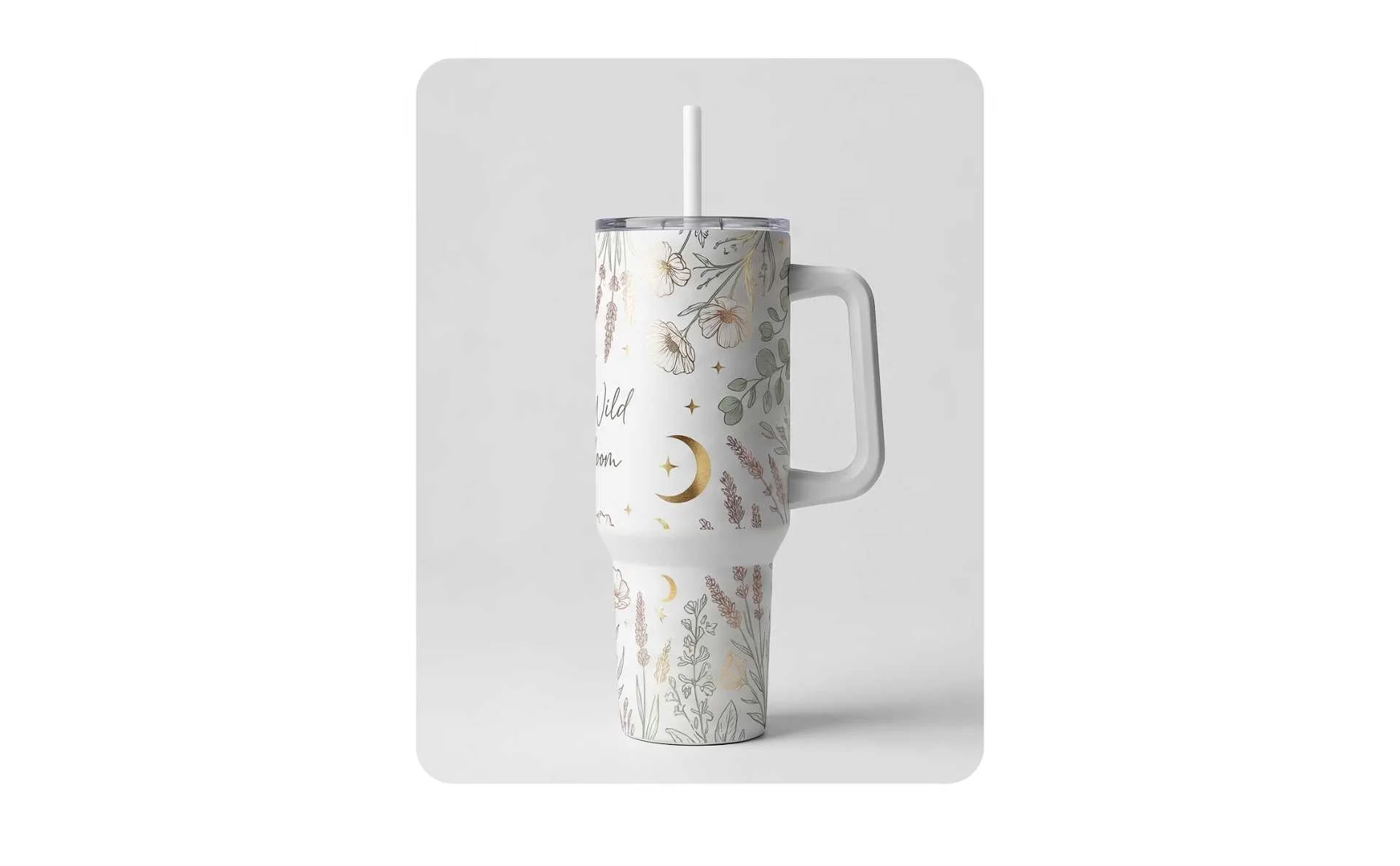 Preview your tumbler design on a realistic mockup