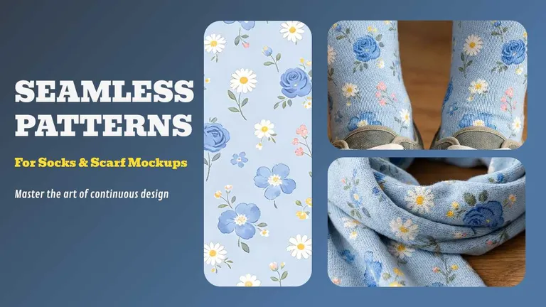 How to Create Seamless Patterns for Socks & Scarf Mockups?(2026)