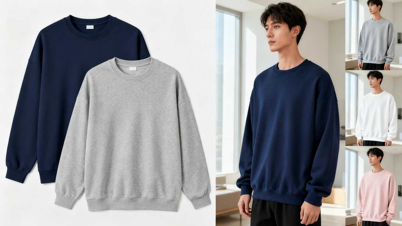 Best sweatshirt mockup templates in Mockuplabs: Lifestyle, flat-lay, and scene-based options