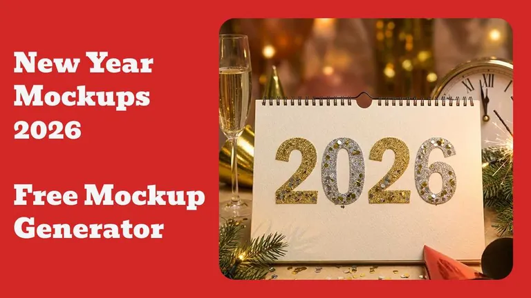 New Year Mockups 2026 | Visualize Designs on Your Own Product Photos
