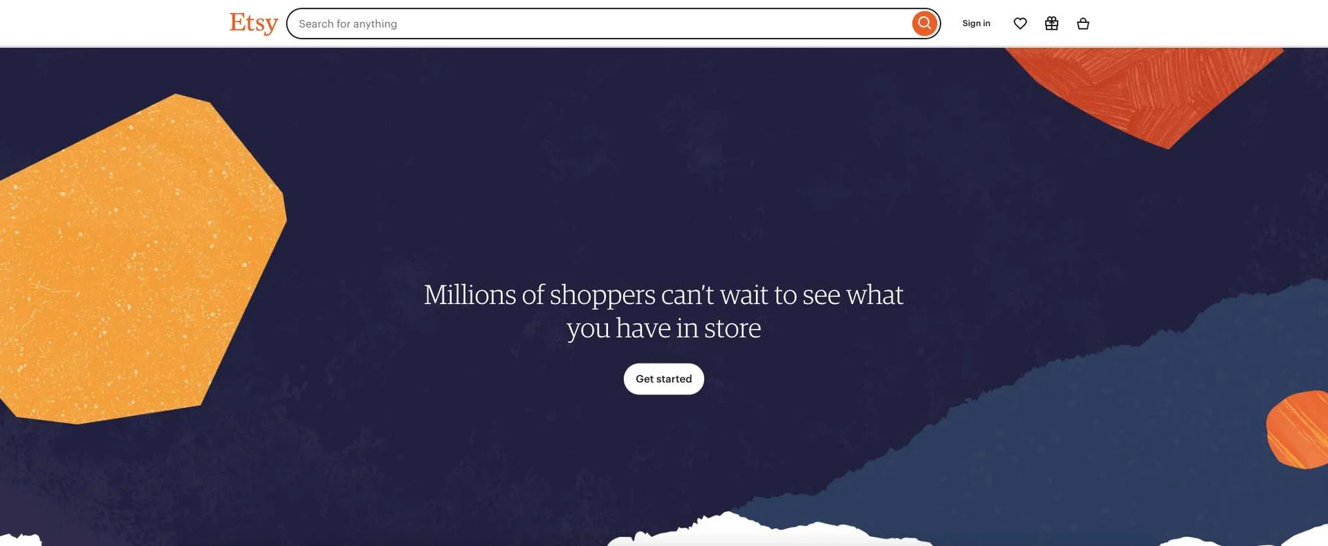 Create an Etsy seller account
