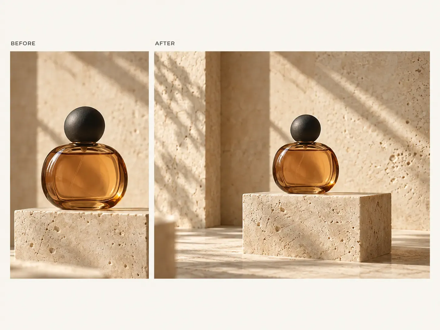 Turn a Portrait Product Photo Into a Wider Layout