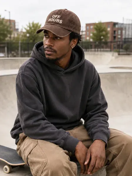 Embroidered cap collection