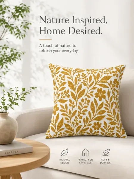 Print-on-demand pillow collection