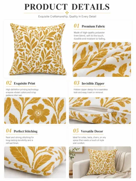 Print-on-demand pillow collection