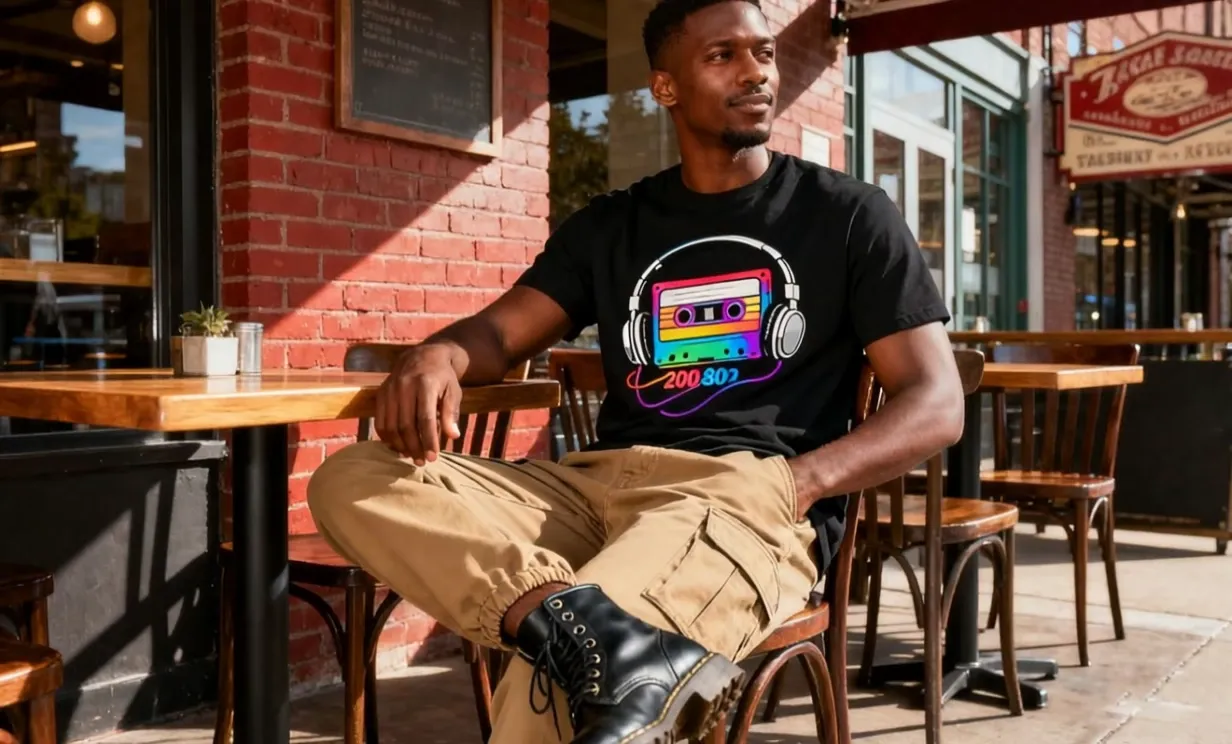 Start from your own T-shirt mockup for T-Shirt Video Mockup