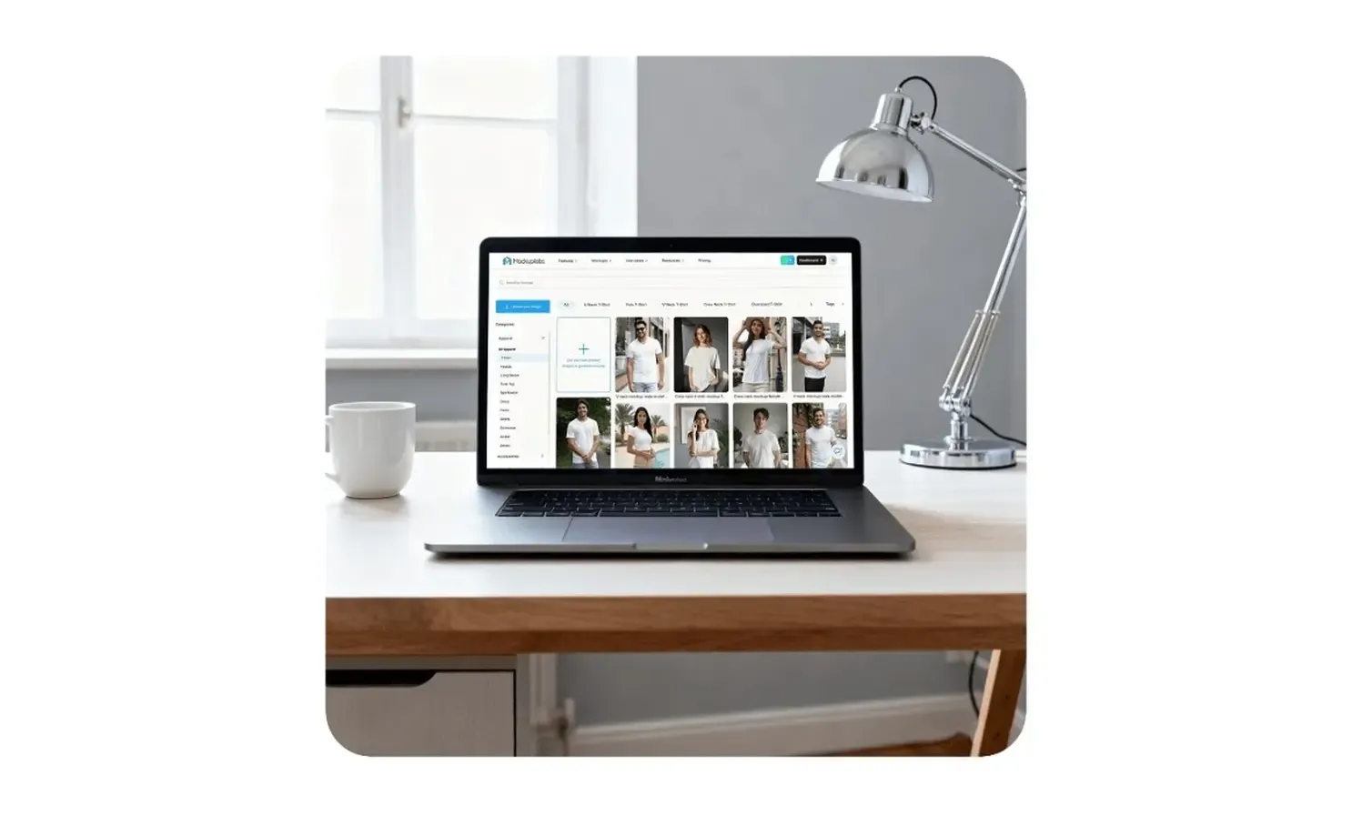 MacBook Mockup product-content workflow