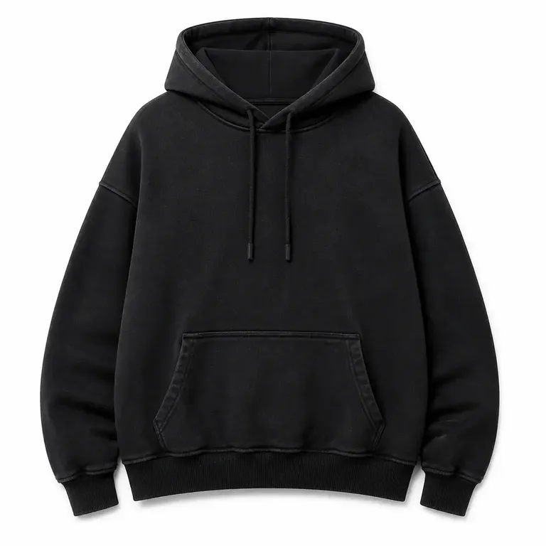 Black Hoodie Mockup