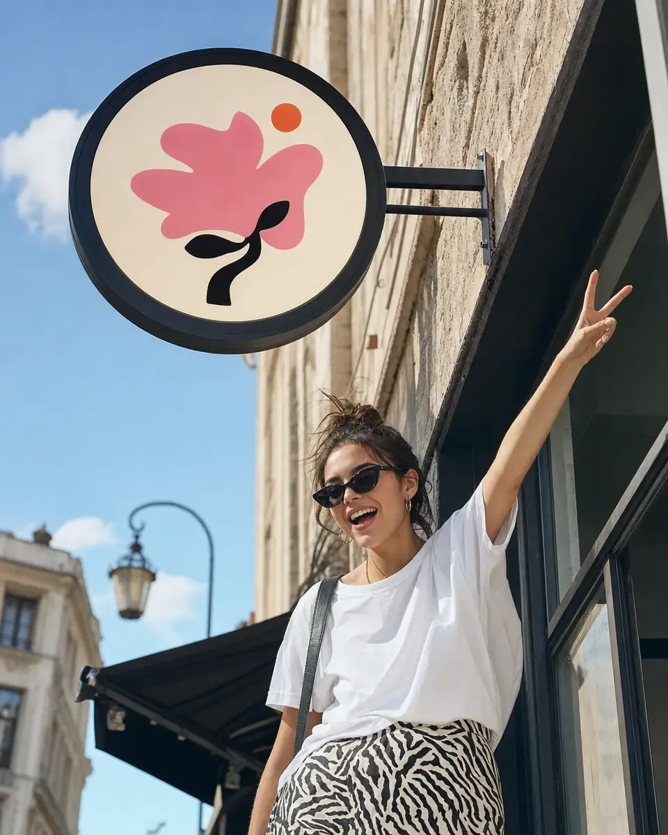 Turn your storefront photo into an editable branding mockup