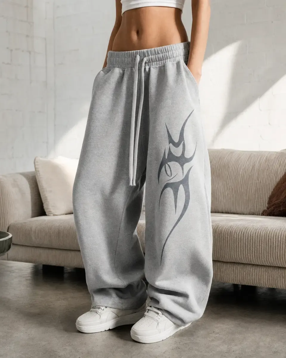Editable mockup from your own sweatpants photo