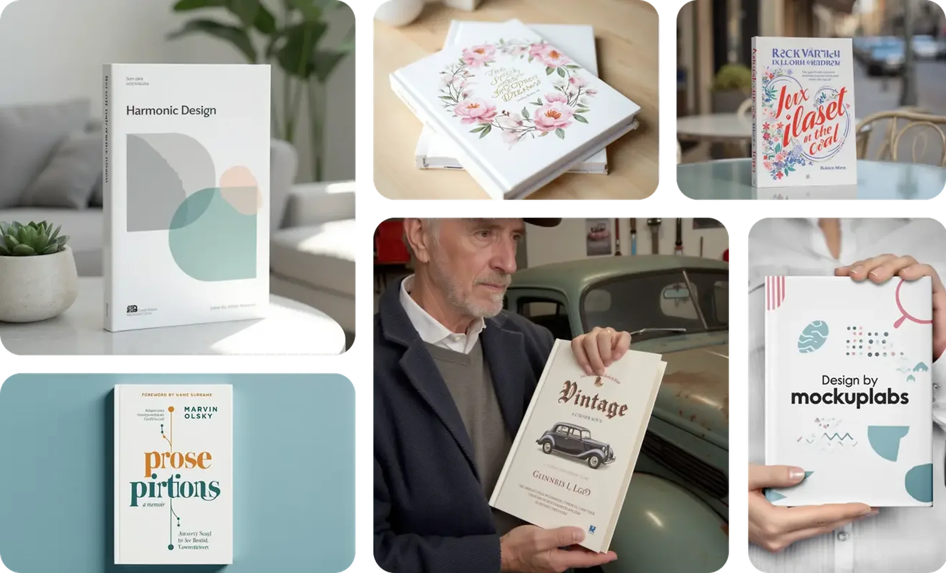Editable mockup from your own book photo for Book Mockup