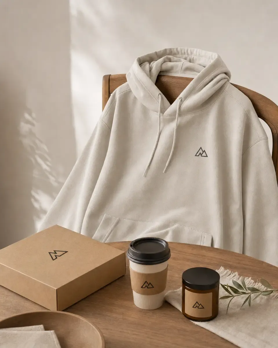 패키지에 적용한 로고 미리보기