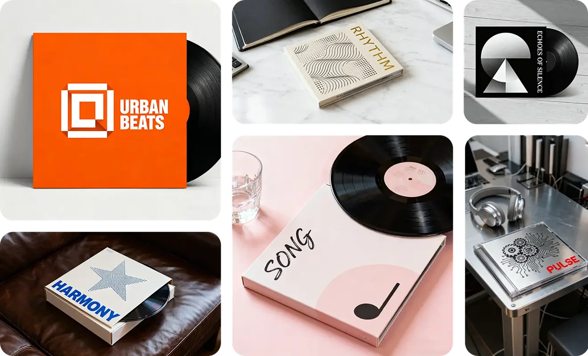 Preview your album artwork in a real product or display context for Album Cover Mockup