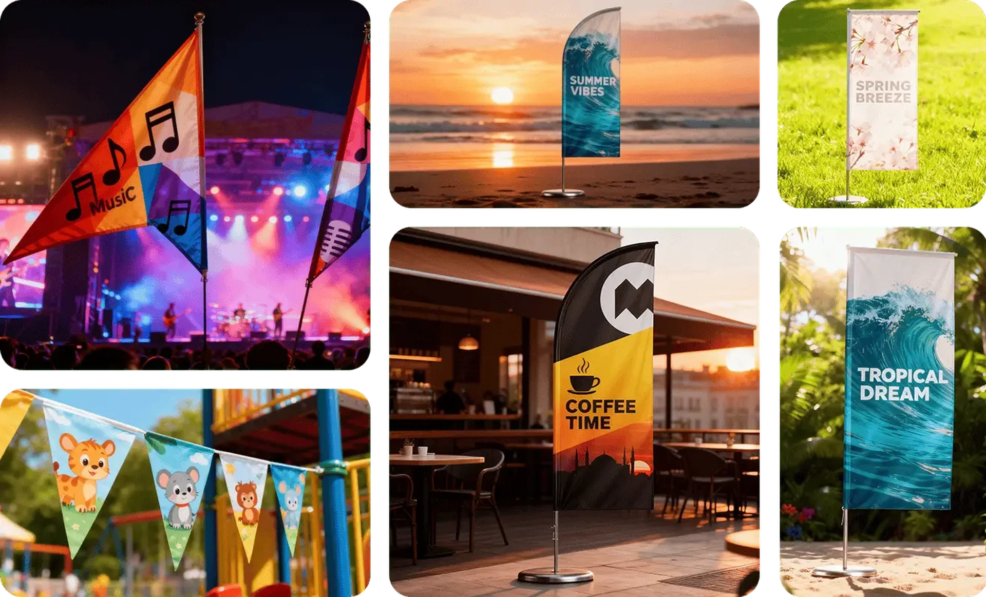 Editable mockup from your own flag photo for Flag Mockup