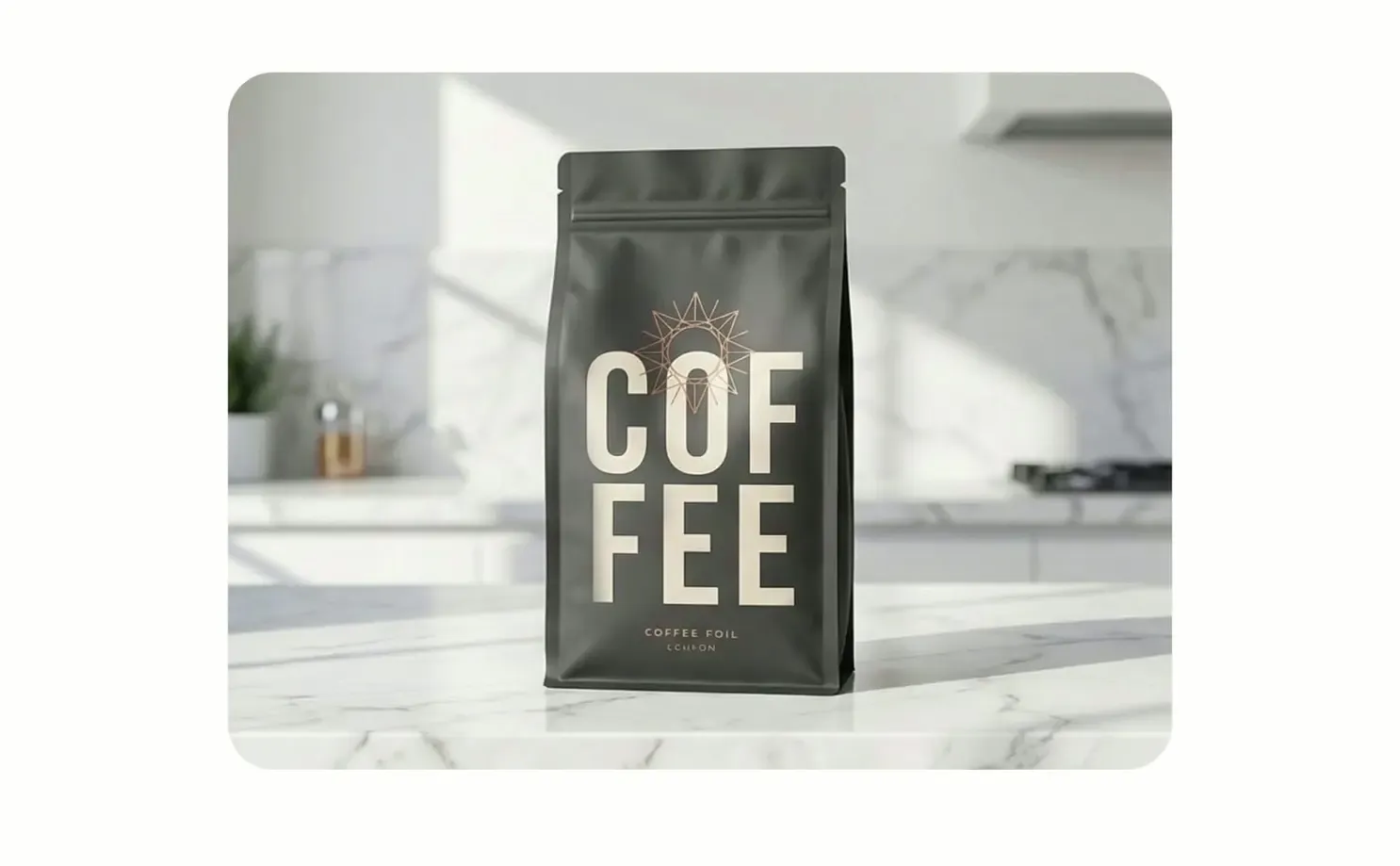 Coffee Bag Mockup product-content workflow