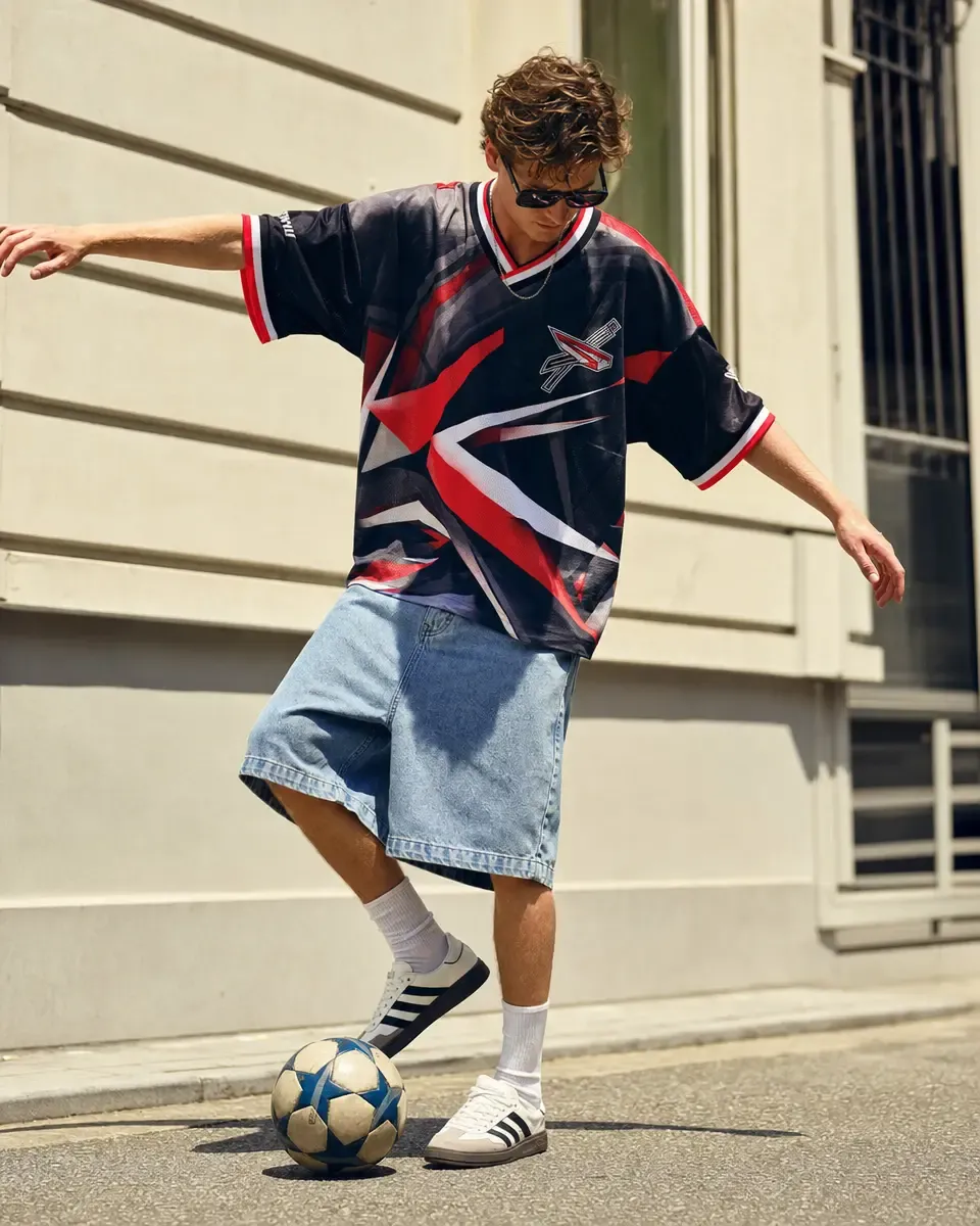 Turn your own football jersey photos into editable mockups